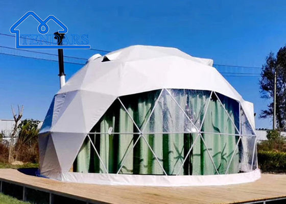 Comodidad ecológica Comodidades personalizadas Glamping Hotel Tienda geodésica de cúpula En venta