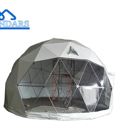 Cúpula Geodésica Comercial a medida Inodoro al aire libre Fiesta de bodas prefabricada Tienda grande de cúpula para eventos
