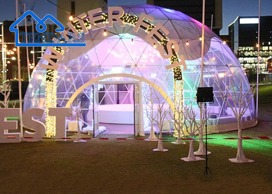 Tiendas transparentes de lujo grandes al aire libre para la venta,Tienda geodésica de cúpula para el evento de exposición de marcas comerciales