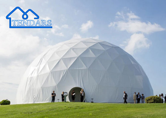 Precio bajo 30m Tienda exterior Expo Dome Tiendas comerciales geodésicas grandes, casas y refugios