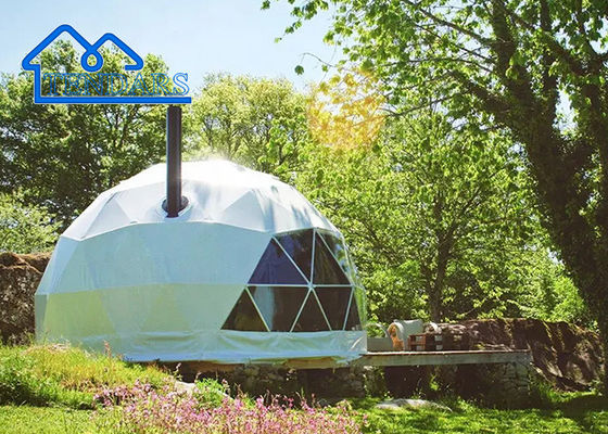 ¿Podría hacer una tienda de iglu de lujo al aire libre con cúpula de PVC?