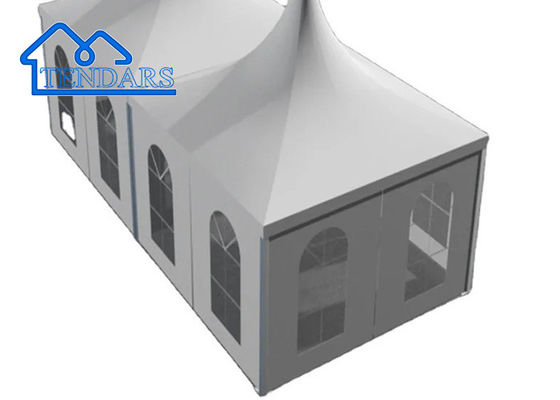 Tiendas de campaña de aluminio 5*5m de PVC blanco para eventos, fiestas, ferias, etc., a la venta