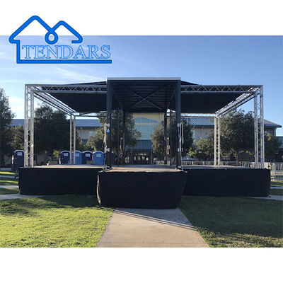 Trusses de aluminio para iluminación de escenarios, fáciles de instalar Trusses de aluminio para espectáculos al aire libre