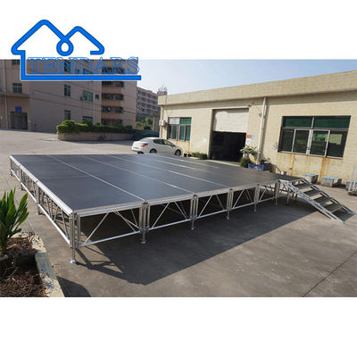 Fácil de instalar Plataforma de escenario personalizada Truss de acero plano, Truss de aluminio de escenario