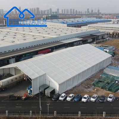 Tiempo de almacenamiento industrial de PVC Tienda de almacenamiento de aluminio estructura del marco Tienda Tiendas de almacenamiento grandes para la venta