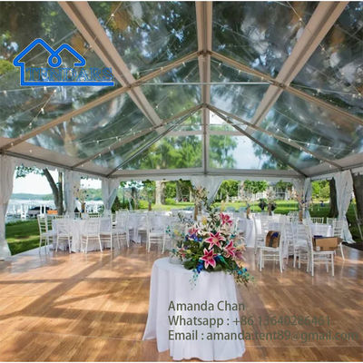 En el exterior tamaño personalizado Tienda de fiesta de PVC transparente Matrimonio Eventos de bodas Tienda de vidrio