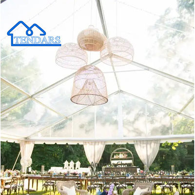Tienda de fiesta clara Tienda de boda para eventos de fiesta Feria comercial Tienda al aire libre duradera Compra en línea
