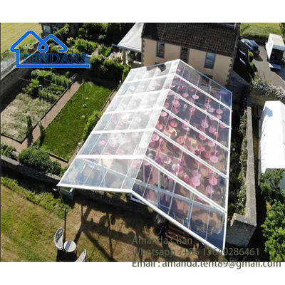 Toldo de aluminio transparente para salón de ceremonias y eventos, carpa de marquesina de tela de PVC