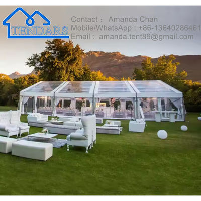 Confortable Niza de aluminio Cuadro de la boda Una tienda de campaña de forma/Una tienda de campaña de marco transparente