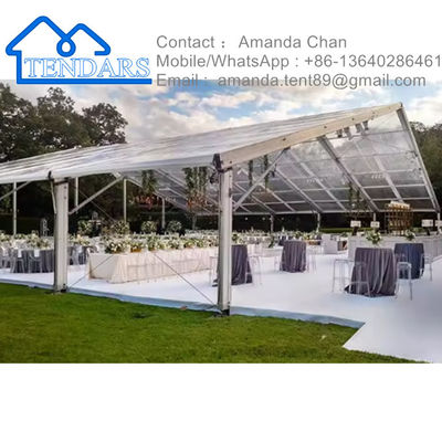 Fácil de instalar al aire libre Exposición comercial clara Tienda de eventos de fiestas Tienda para actividades al aire libre