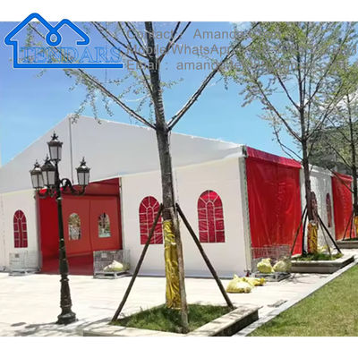 Carpa grande modificada para requisitos particulares blanca al aire libre de la carpa del acontecimiento de la lona de las tiendas de campaña de la boda de aluminio