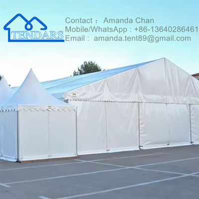 Gran capacidad de trabajo de gran tamaño refugio personalizado almacén almacén estructuras de almacenamiento tienda