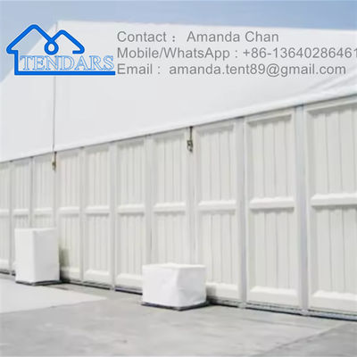 Venta directa de tiendas de almacenaje de aluminio impermeable a medida tiendas de doble capa