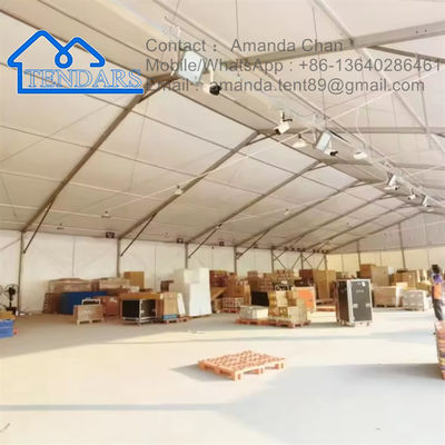 Conducir a través de la tienda de almacenamiento impermeable de aluminio de PVC blanco tienda de almacén