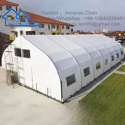 Estructura de aluminio a prueba de agua y fuego personalizada Gran tienda de almacenamiento con dosel para almacén al aire libre