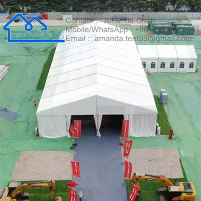 Color personalizado de aleación de aluminio duradero techo de almacén de la carpa grandes carpas de almacenamiento