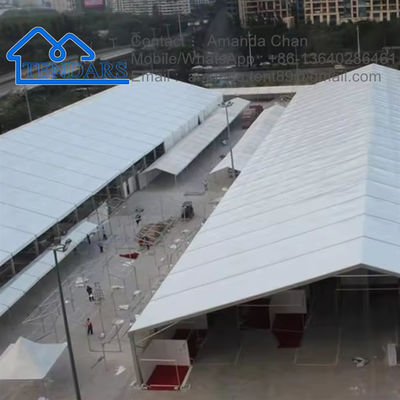 Venta en caliente Inodoro de aluminio personalizado Cuadro de PVC Techo de fiesta / Almacén / tienda de bodas para la venta