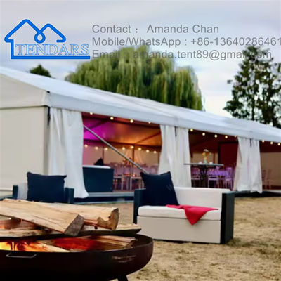 Tenda de cuadro de aluminio resistente al agua de color blanco para la venta