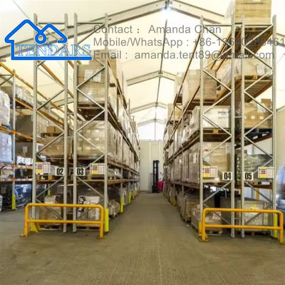 Tamaño personalizado Blanco comercial de aluminio de marco de aluminio de carga pesada Marquee Canopy Pvc tienda de almacenamiento
