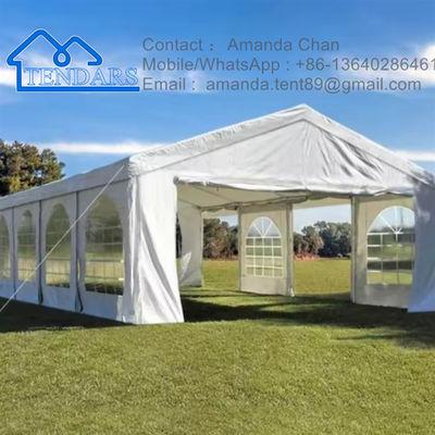 Cuadro de aluminio de trabajo pesado tienda de bodas al aire libre con paredes de PVC para eventos fiesta