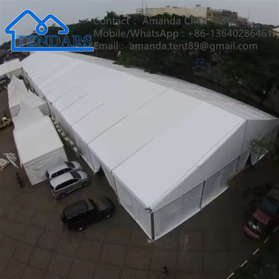 Marquesina blanca impermeable al aire libre personalizada del evento de la tienda de la carpa de la boda del marco de aluminio de la capacidad grande