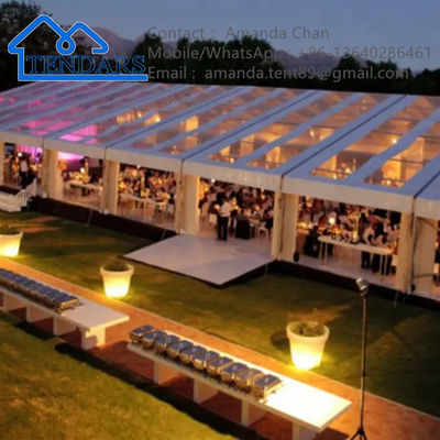 Alta calidad exterior gran cubierta de PVC techo claro fiesta evento tienda de bodas