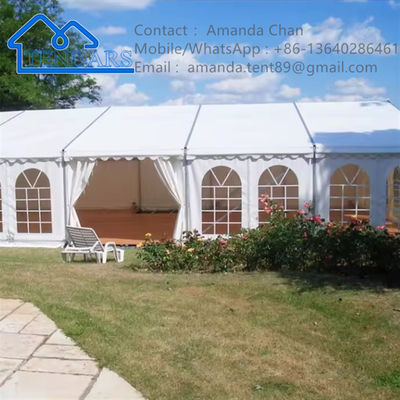 Blanco personalizado de gran capacidad de aleación de aluminio Marquee fiesta evento tienda de bodas grande