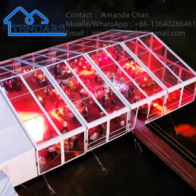 En el exterior personalizado Moderno Cuadro de aluminio impermeable Blanco de PVC tienda de campaña para la fiesta de bodas evento