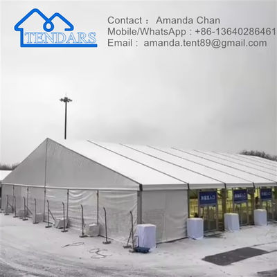 Cuadro de acero galvanizado 6x12m Gran tienda de campaña de fiesta 850g/m2 Tejido de PVC Paredes laterales extraíbles para aniversario