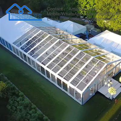 Marquesina exterior transparente para eventos de boda, carpa con estructura de marco de aleación de aluminio para fiestas