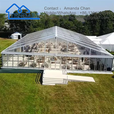Estructura al aire libre modificada para requisitos particulares del toldo del acontecimiento del partido de la tienda de aluminio de la carpa de la cubierta blanca del PVC