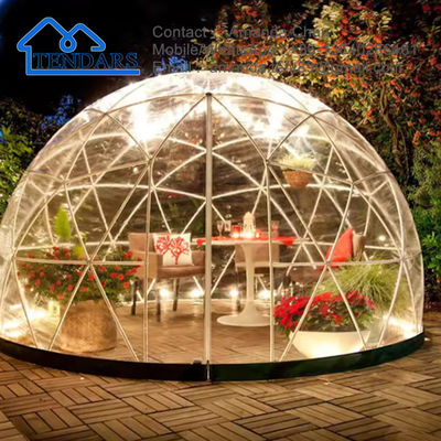 Tienda de jardín de plástico de PVC transparente de lujo exterior a la venta