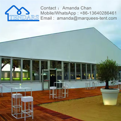 Cuadro de aluminio de gran tamaño Edificios de carpas temporales Carpas comerciales para eventos