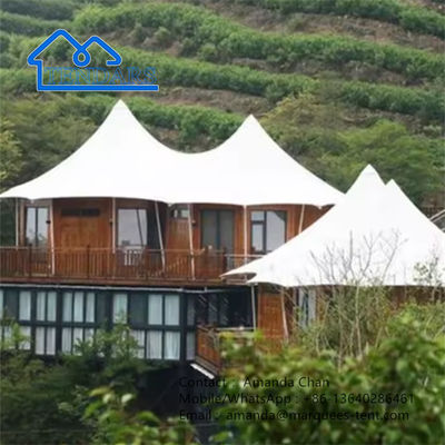 Tiendas de lujo de fábrica con vivienda Tiendas de hotel personalizadas para Glamping Resort
