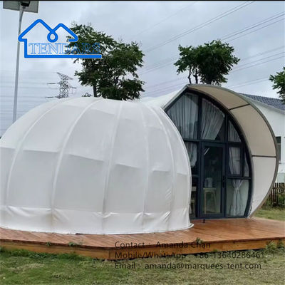 Nuevo diseño Hotel de lujo tienda de campamento Tiendas de campaña de forma de caracol para resorts