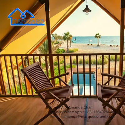 Canvas impermeable personalizado Glamping Camping Safari Hotel Tiendas de campaña Resort