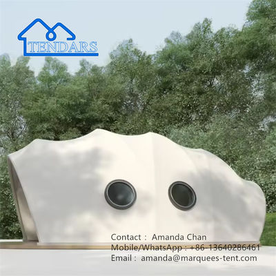 Lujo personalizado PVDF en forma de capullo Resort Hotel Tienda para eventos al aire libre