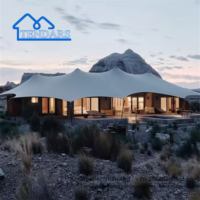 Lujo impermeable prefabricado Glamping Safari Canvas tienda de campaña para eventos al aire libre
