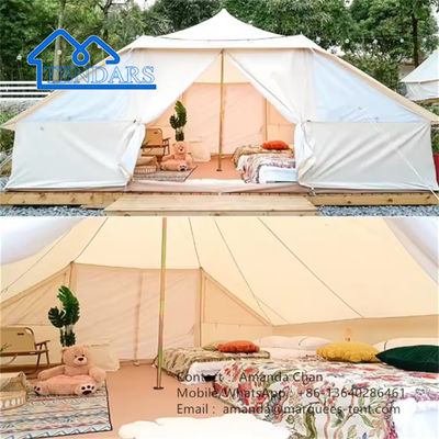 Tienda de montaña inflable de lona personalizada Tienda de hotel para acampar al aire libre