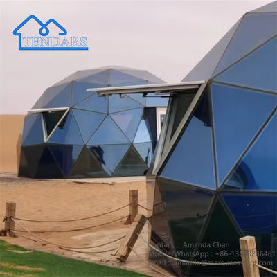 Acampada de aluminio al aire libre Hotel domo Casa de vidrio Tienda para evento de glamping