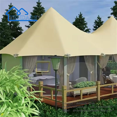 Estructura galvanizante al aire libre impermeable Camping Hotel Tienda para Resort