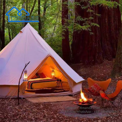 Lujo gran al aire libre campamento familiar de lona campana tienda de campamento teepee yurta tienda de campamento