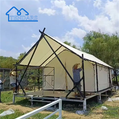 Tienda de la casa al aire libre resistente al viento impermeable lonas de lujo Tienda para hotel
