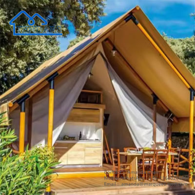 Fábrica de lujo impermeable camping hotel alojamiento tienda de safari para exteriores