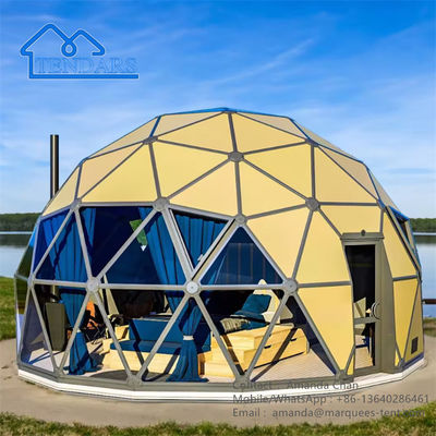 Resistencia al agua Geodésico Hotel Cúpula Tiendas de lujo Glamping Cúpula Tienda al aire libre