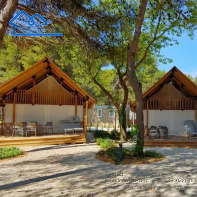 Canvas en exteriores Safari Mobile Living Resort Glamping Tent Hotel de lujo