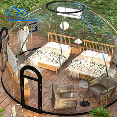 Tienda de hotel Glamping Dome Transparente Resort Tienda de hotel para acampar al aire libre