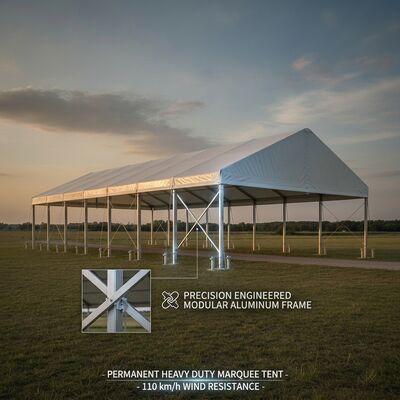Carpa transparente de PVC de 30x40m con techo transparente serie M, carpa para fiestas, carpa con techo transparente para mercado navideño