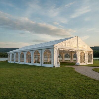 Carpa impermeable para fiestas, estándar europeo, marco de aleación de aluminio, estructura de dosel para eventos al aire libre con certificación CE