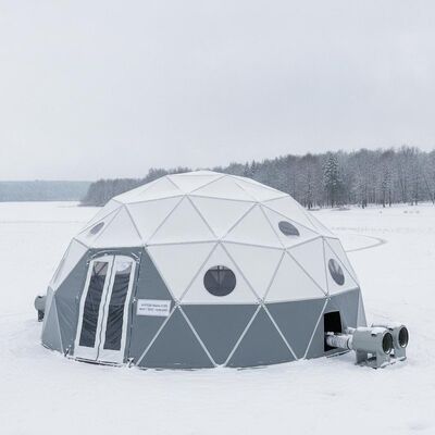 Tienda de fiesta de aluminio aislada para el invierno para toda la temporada de uso de calefacción